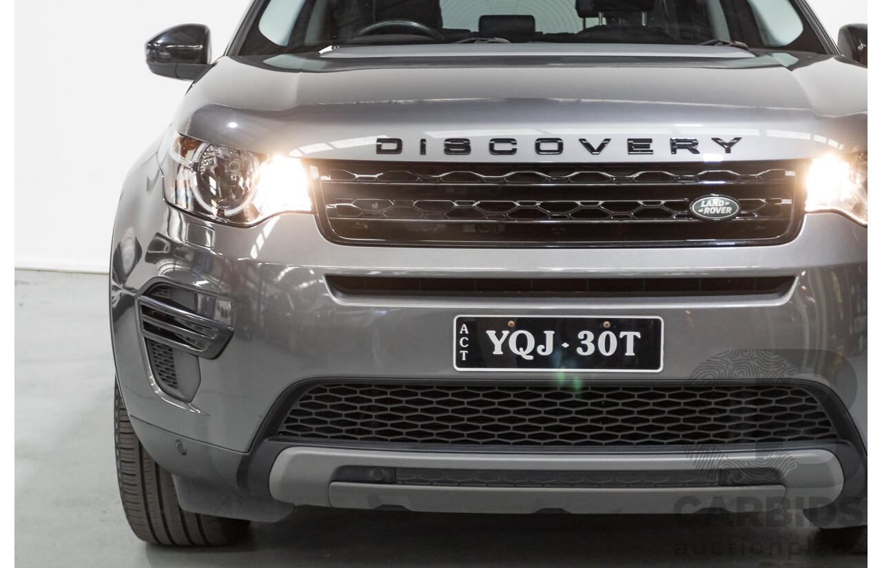10/2018 Land Rover Discovery Sport SD4 SE (AWD) L550 MY18 4d Wagon Corris Grey Metallic Twin Turbo Diesel 2.0L - 7 Seater