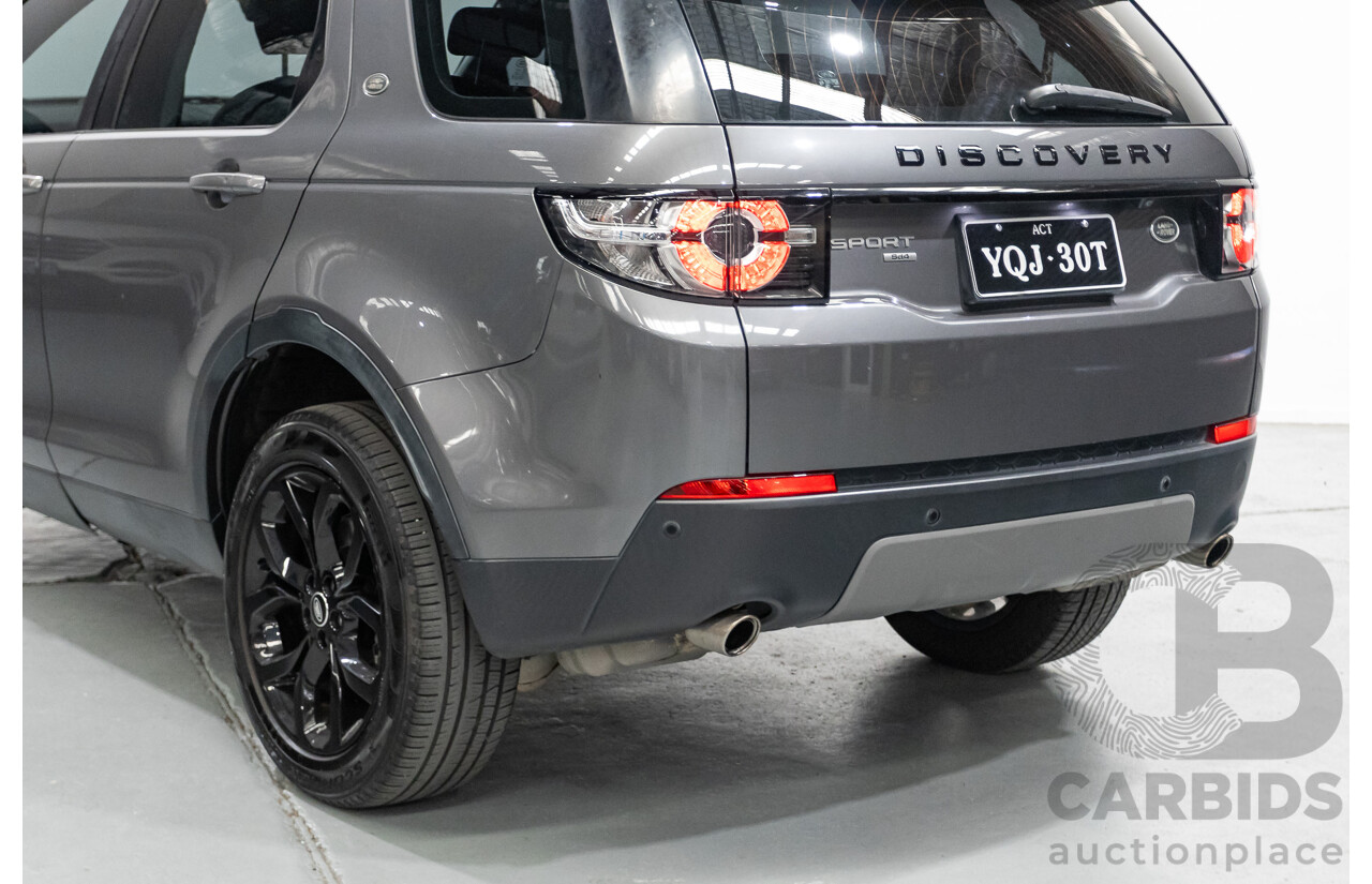 10/2018 Land Rover Discovery Sport SD4 SE (AWD) L550 MY18 4d Wagon Corris Grey Metallic Twin Turbo Diesel 2.0L - 7 Seater