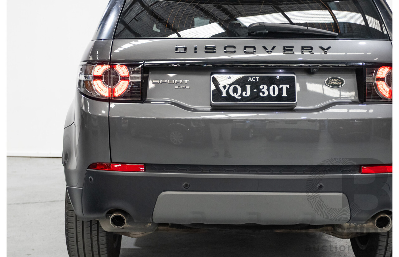 10/2018 Land Rover Discovery Sport SD4 SE (AWD) L550 MY18 4d Wagon Corris Grey Metallic Twin Turbo Diesel 2.0L - 7 Seater