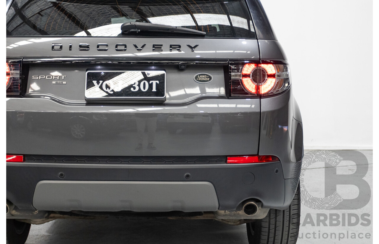 10/2018 Land Rover Discovery Sport SD4 SE (AWD) L550 MY18 4d Wagon Corris Grey Metallic Twin Turbo Diesel 2.0L - 7 Seater