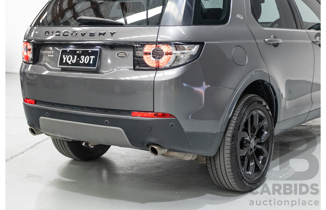 10/2018 Land Rover Discovery Sport SD4 SE (AWD) L550 MY18 4d Wagon Corris Grey Metallic Twin Turbo Diesel 2.0L - 7 Seater