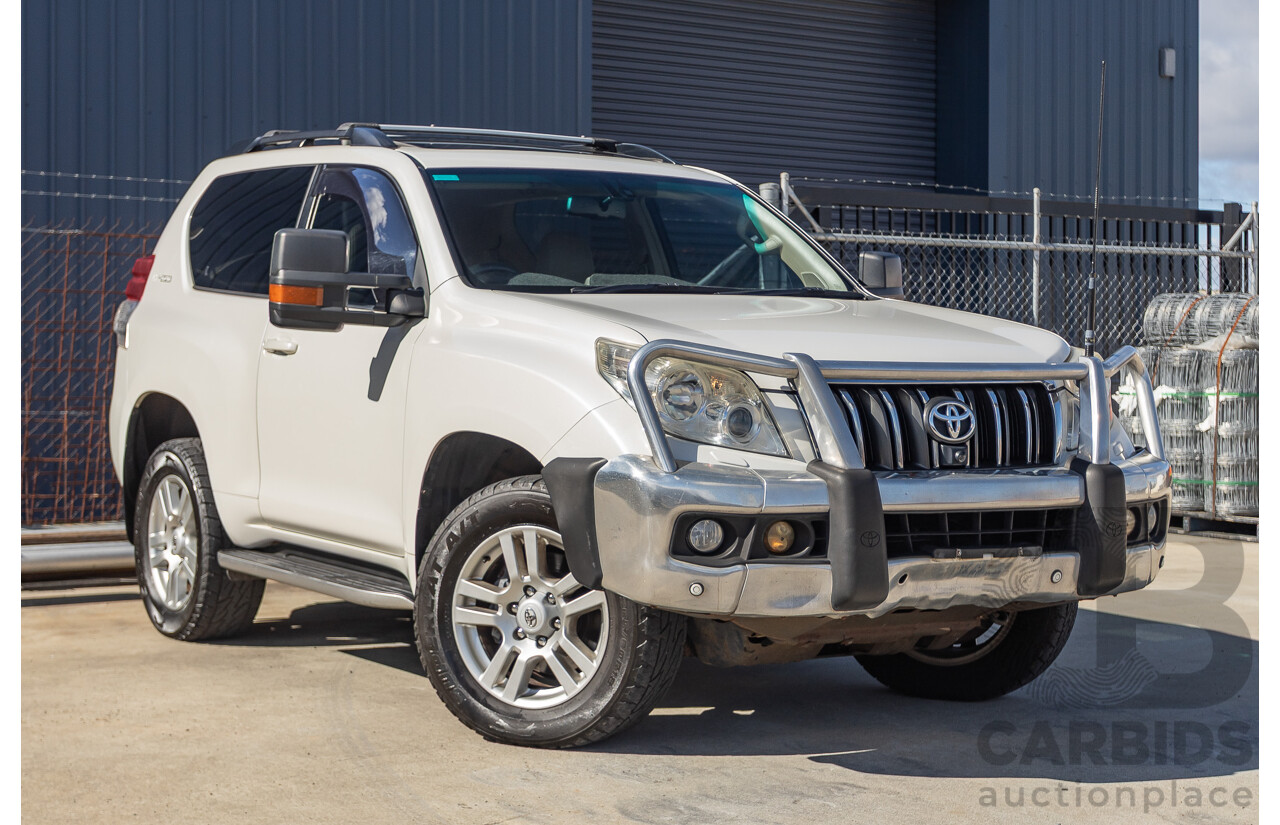 06/2010 Toyota Landcruiser Prado ZR (4x4) KDJ155R 2D Wagon Crystal Pearl Turbo Diesel 3.0L