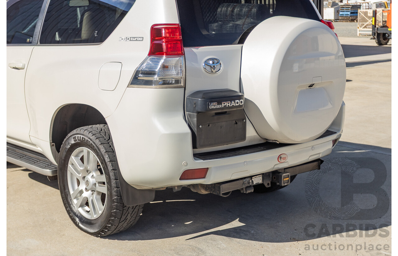 06/2010 Toyota Landcruiser Prado ZR (4x4) KDJ155R 2D Wagon Crystal Pearl Turbo Diesel 3.0L