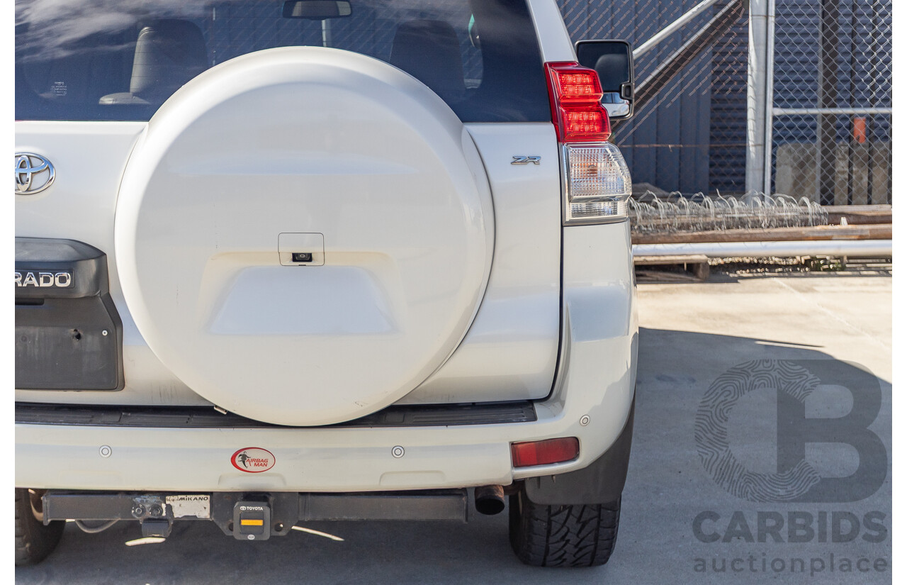06/2010 Toyota Landcruiser Prado ZR (4x4) KDJ155R 2D Wagon Crystal Pearl Turbo Diesel 3.0L