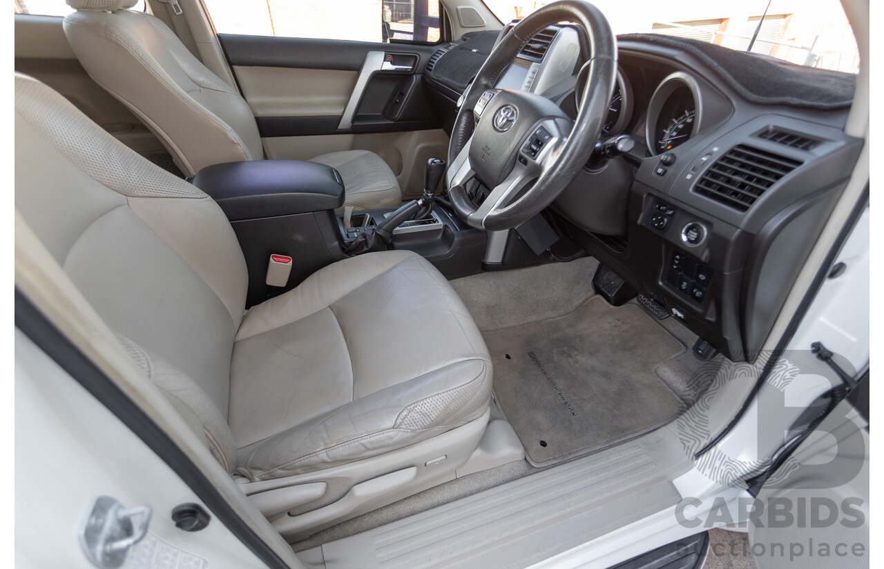 06/2010 Toyota Landcruiser Prado ZR (4x4) KDJ155R 2D Wagon Crystal Pearl Turbo Diesel 3.0L