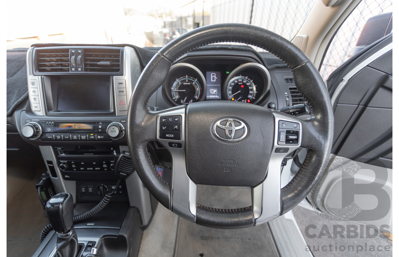 06/2010 Toyota Landcruiser Prado ZR (4x4) KDJ155R 2D Wagon Crystal Pearl Turbo Diesel 3.0L