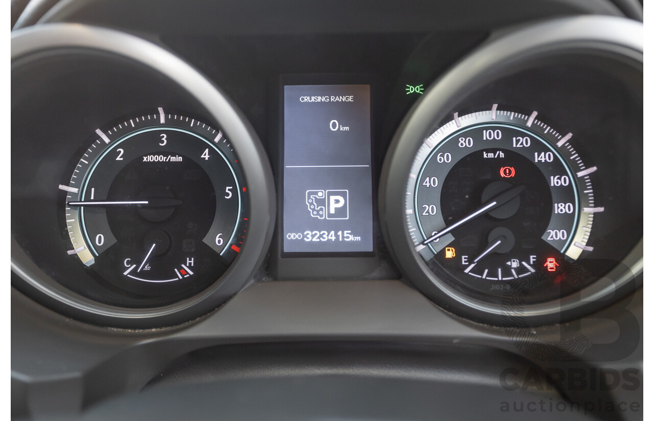 06/2010 Toyota Landcruiser Prado ZR (4x4) KDJ155R 2D Wagon Crystal Pearl Turbo Diesel 3.0L