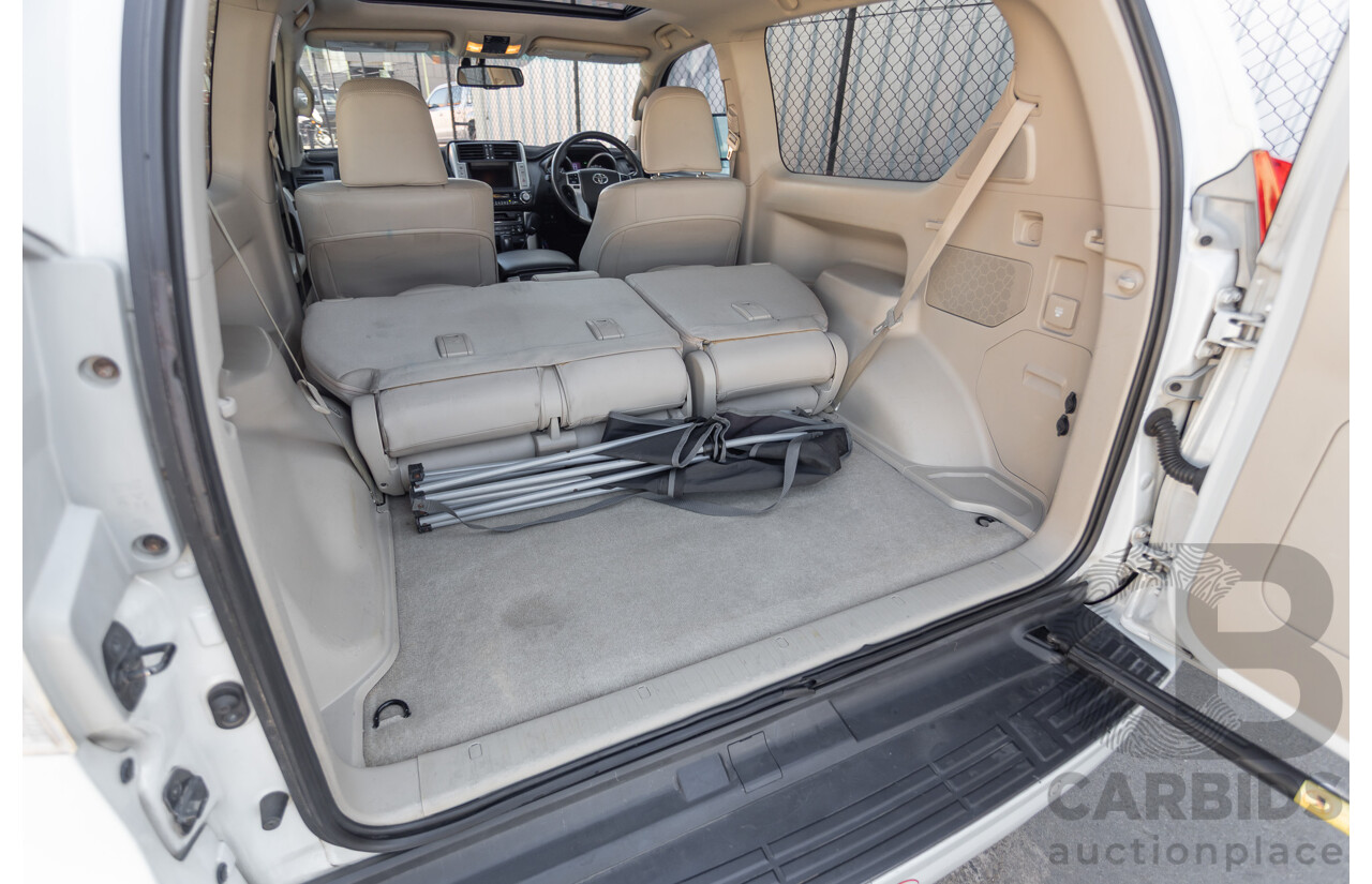 06/2010 Toyota Landcruiser Prado ZR (4x4) KDJ155R 2D Wagon Crystal Pearl Turbo Diesel 3.0L