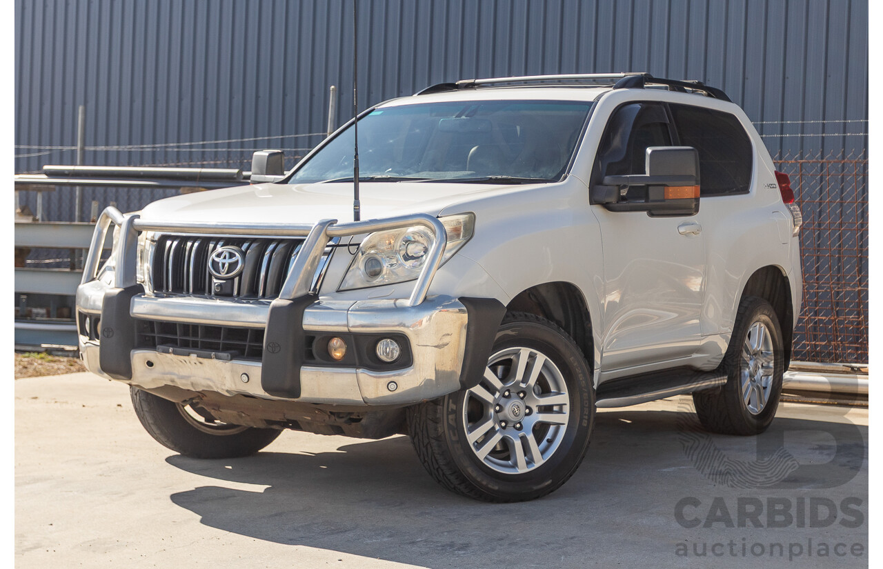 06/2010 Toyota Landcruiser Prado ZR (4x4) KDJ155R 2D Wagon Crystal Pearl Turbo Diesel 3.0L