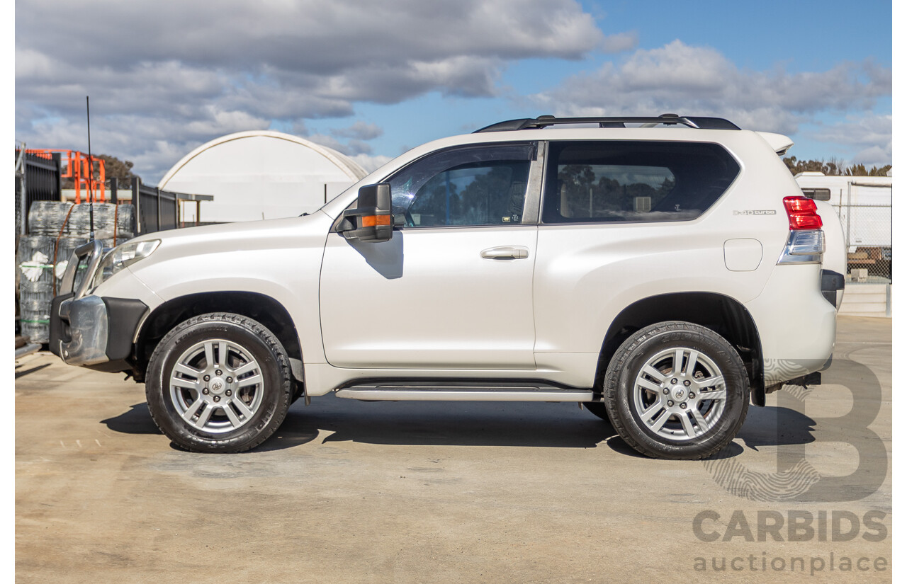06/2010 Toyota Landcruiser Prado ZR (4x4) KDJ155R 2D Wagon Crystal Pearl Turbo Diesel 3.0L