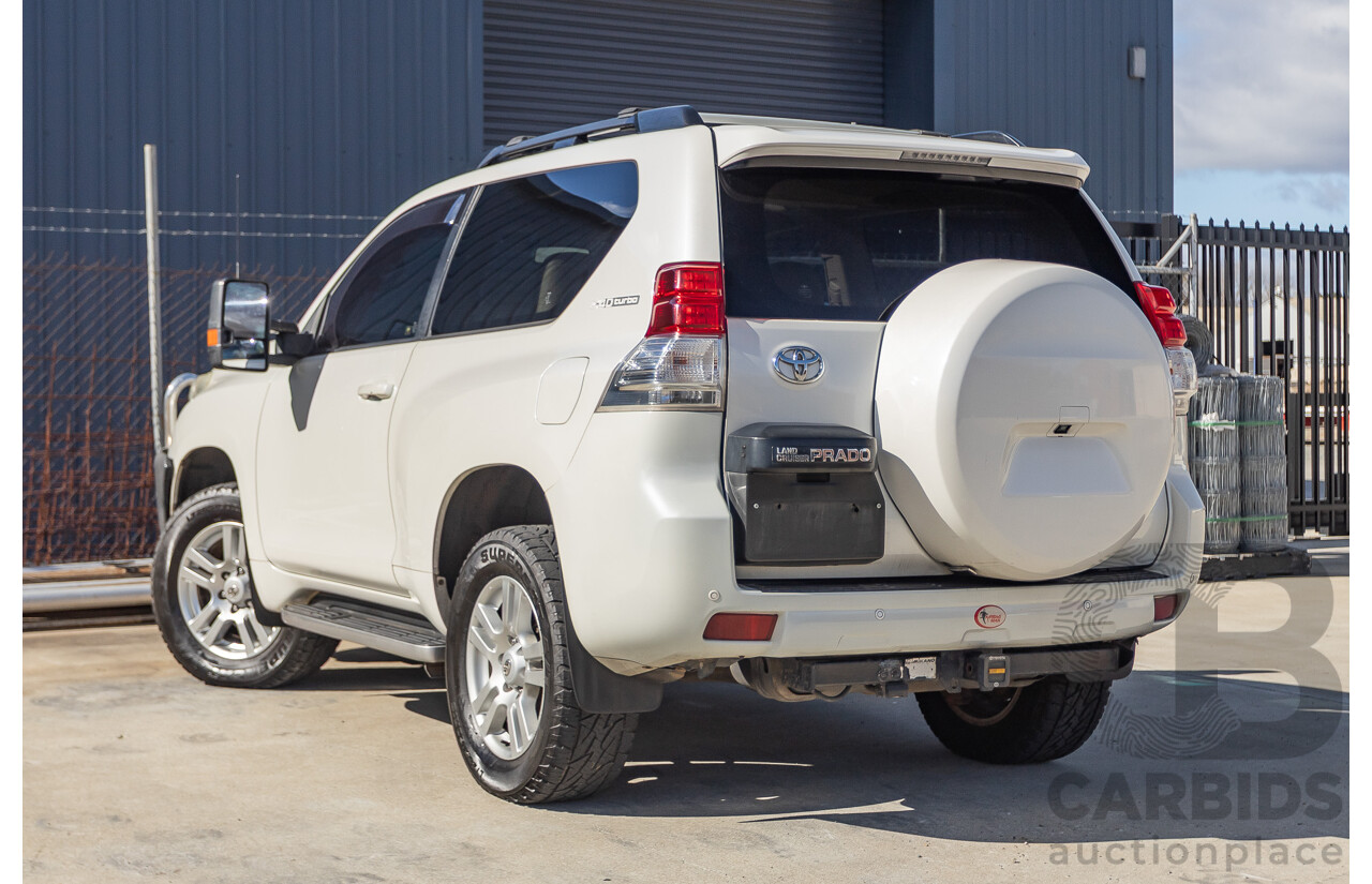 06/2010 Toyota Landcruiser Prado ZR (4x4) KDJ155R 2D Wagon Crystal Pearl Turbo Diesel 3.0L