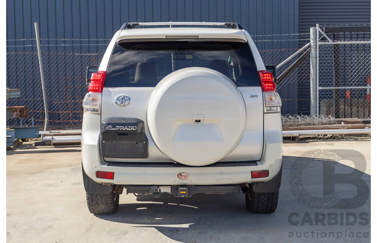 06/2010 Toyota Landcruiser Prado ZR (4x4) KDJ155R 2D Wagon Crystal Pearl Turbo Diesel 3.0L