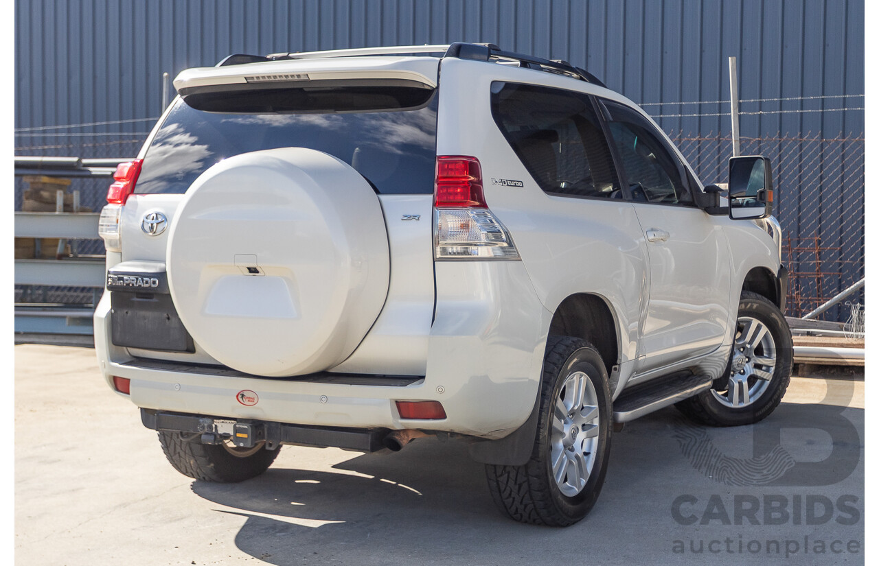 06/2010 Toyota Landcruiser Prado ZR (4x4) KDJ155R 2D Wagon Crystal Pearl Turbo Diesel 3.0L