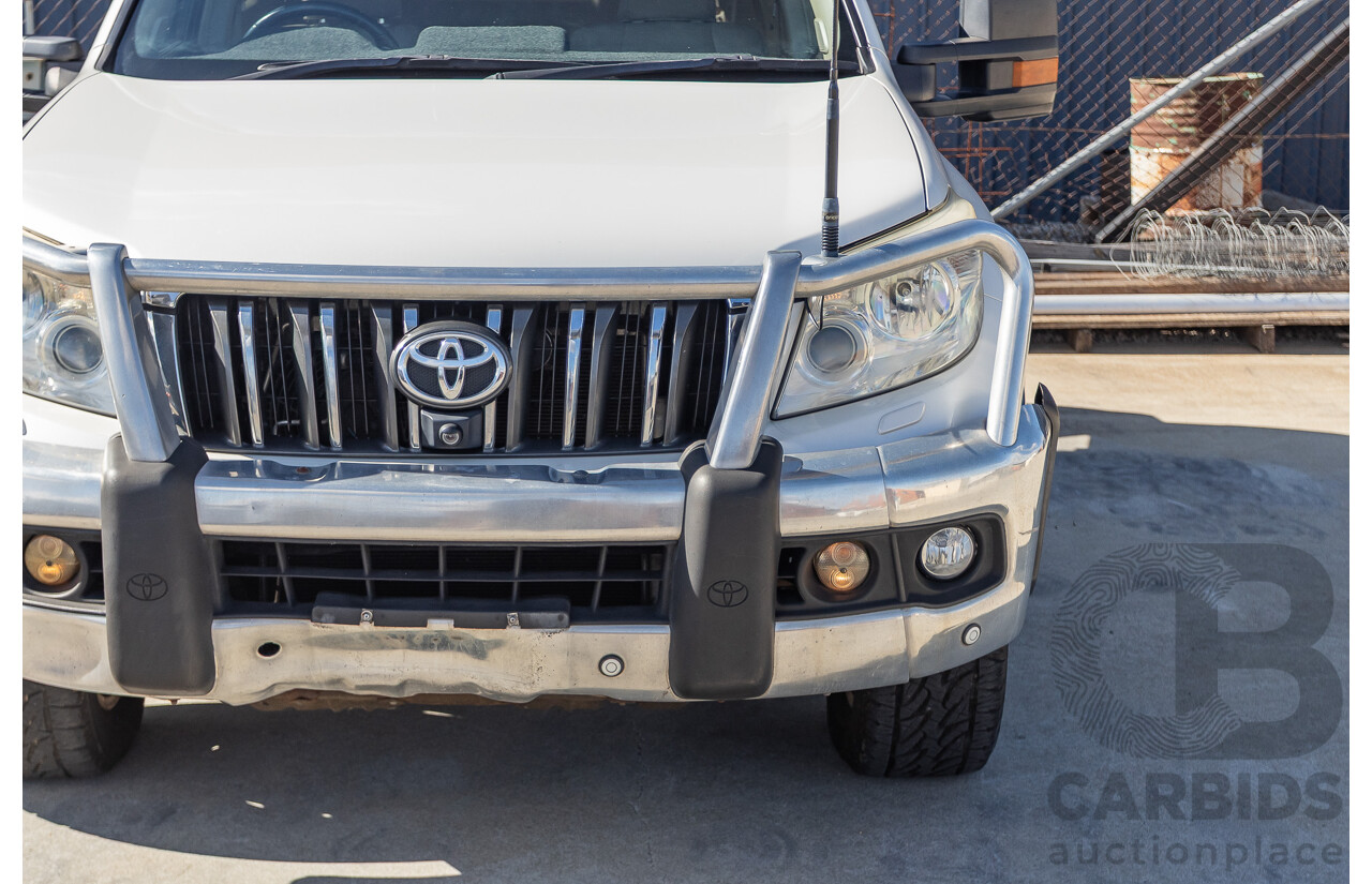06/2010 Toyota Landcruiser Prado ZR (4x4) KDJ155R 2D Wagon Crystal Pearl Turbo Diesel 3.0L