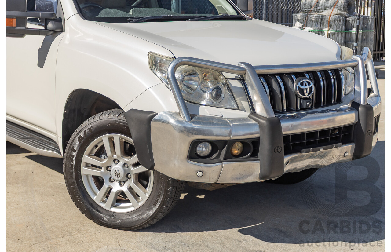 06/2010 Toyota Landcruiser Prado ZR (4x4) KDJ155R 2D Wagon Crystal Pearl Turbo Diesel 3.0L