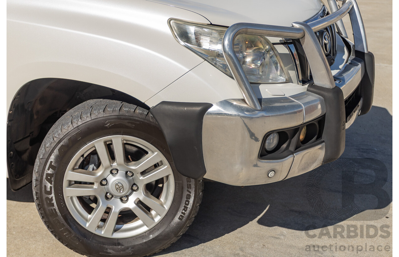 06/2010 Toyota Landcruiser Prado ZR (4x4) KDJ155R 2D Wagon Crystal Pearl Turbo Diesel 3.0L