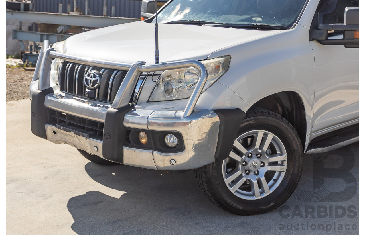06/2010 Toyota Landcruiser Prado ZR (4x4) KDJ155R 2D Wagon Crystal Pearl Turbo Diesel 3.0L