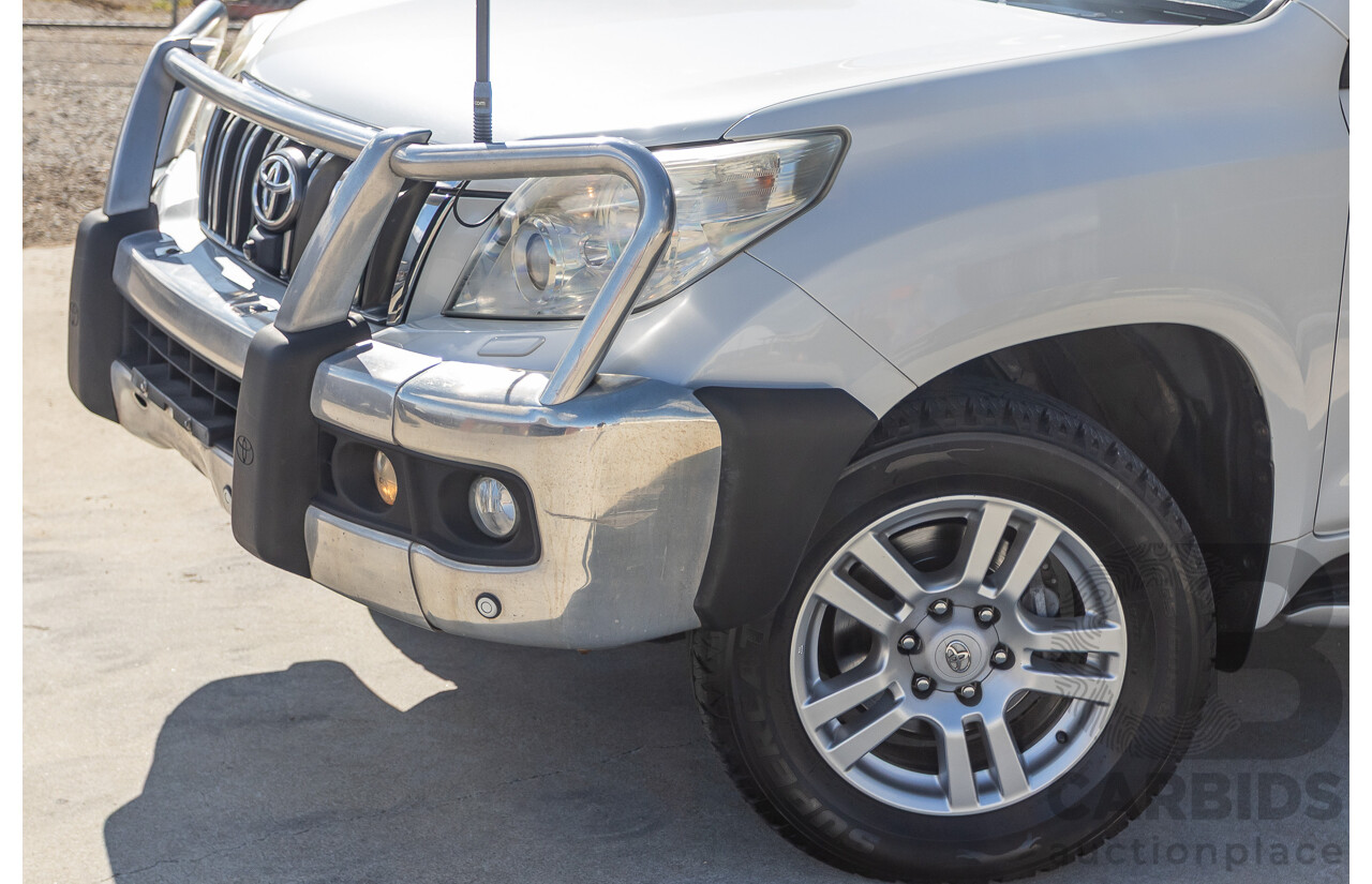 06/2010 Toyota Landcruiser Prado ZR (4x4) KDJ155R 2D Wagon Crystal Pearl Turbo Diesel 3.0L