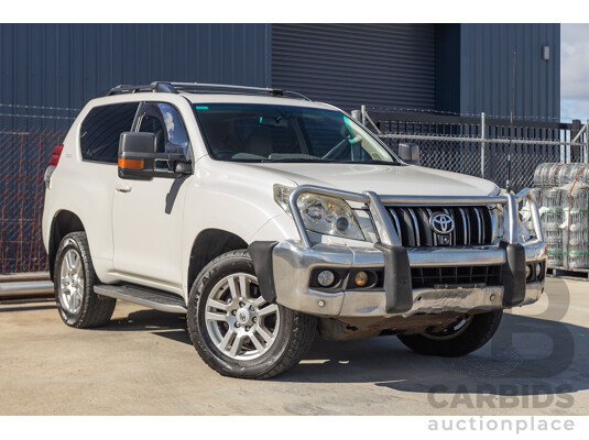06/2010 Toyota Landcruiser Prado ZR (4x4) KDJ155R 2D Wagon Crystal Pearl Turbo Diesel 3.0L