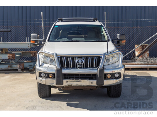 06/2010 Toyota Landcruiser Prado ZR (4x4) KDJ155R 2D Wagon Crystal Pearl Turbo Diesel 3.0L