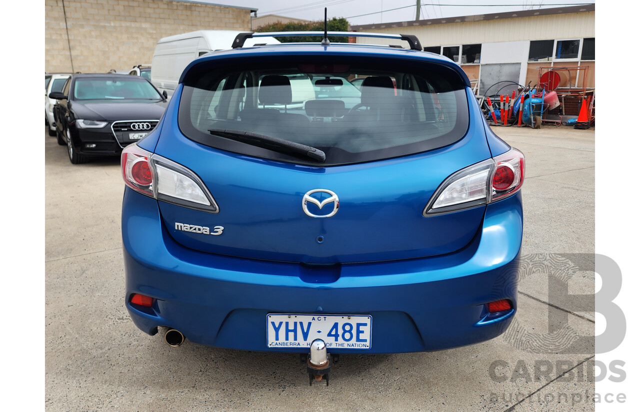 01/2012 Mazda Mazda3 NEO BL 11 UPGRADE 5d Hatchback Blue 2.0L