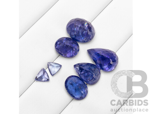 16.10cts of Natural Tanzanites - Lot of 7