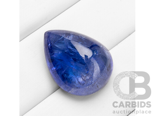 16.57ct Pear Cut Natural Tanzanite with Certification