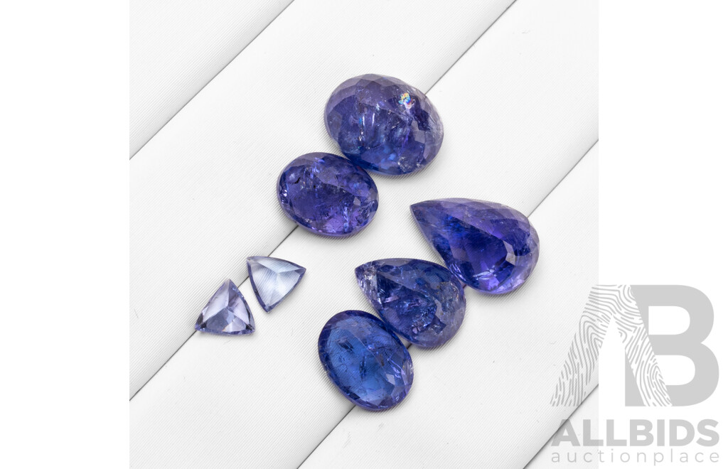 16.10cts of Natural Tanzanites - Lot of 7