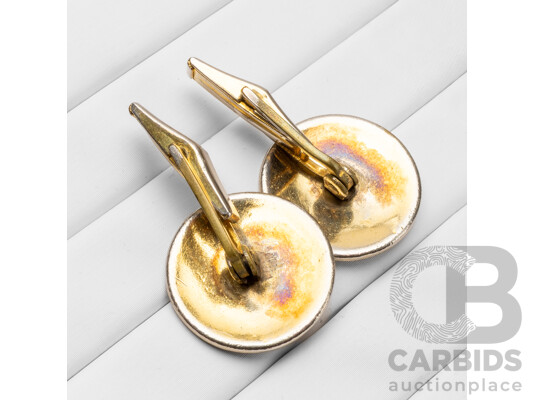 Traditional Telodo Damascene Cufflinks