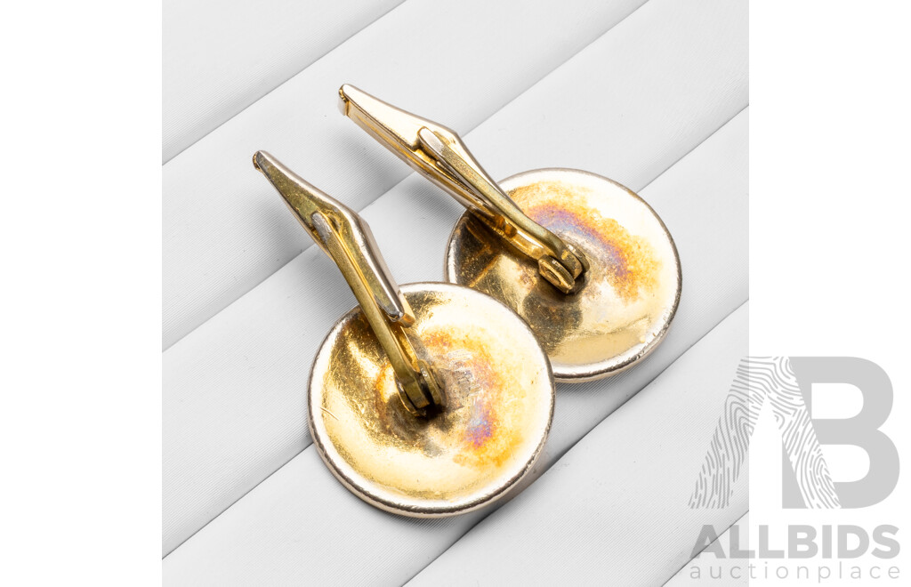 Traditional Telodo Damascene Cufflinks