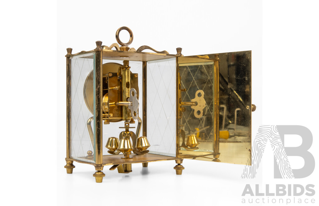 Vintage Brass Koma Carriage Clock