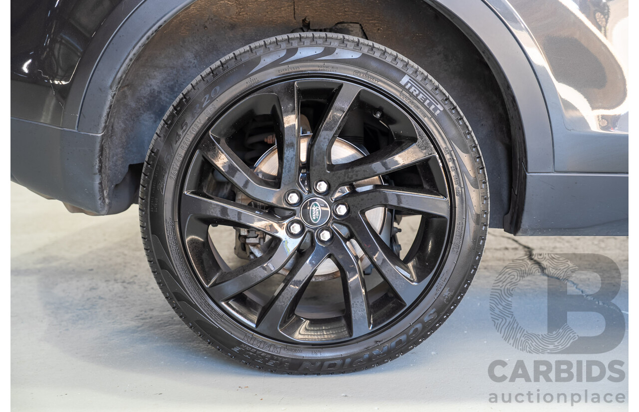 02/2019 Land Rover Discovery Sport TD4 HSE 7 Seater AWD L550 MY18 4D Wagon Storm Grey Metallic Turbo Diesel 2.0L