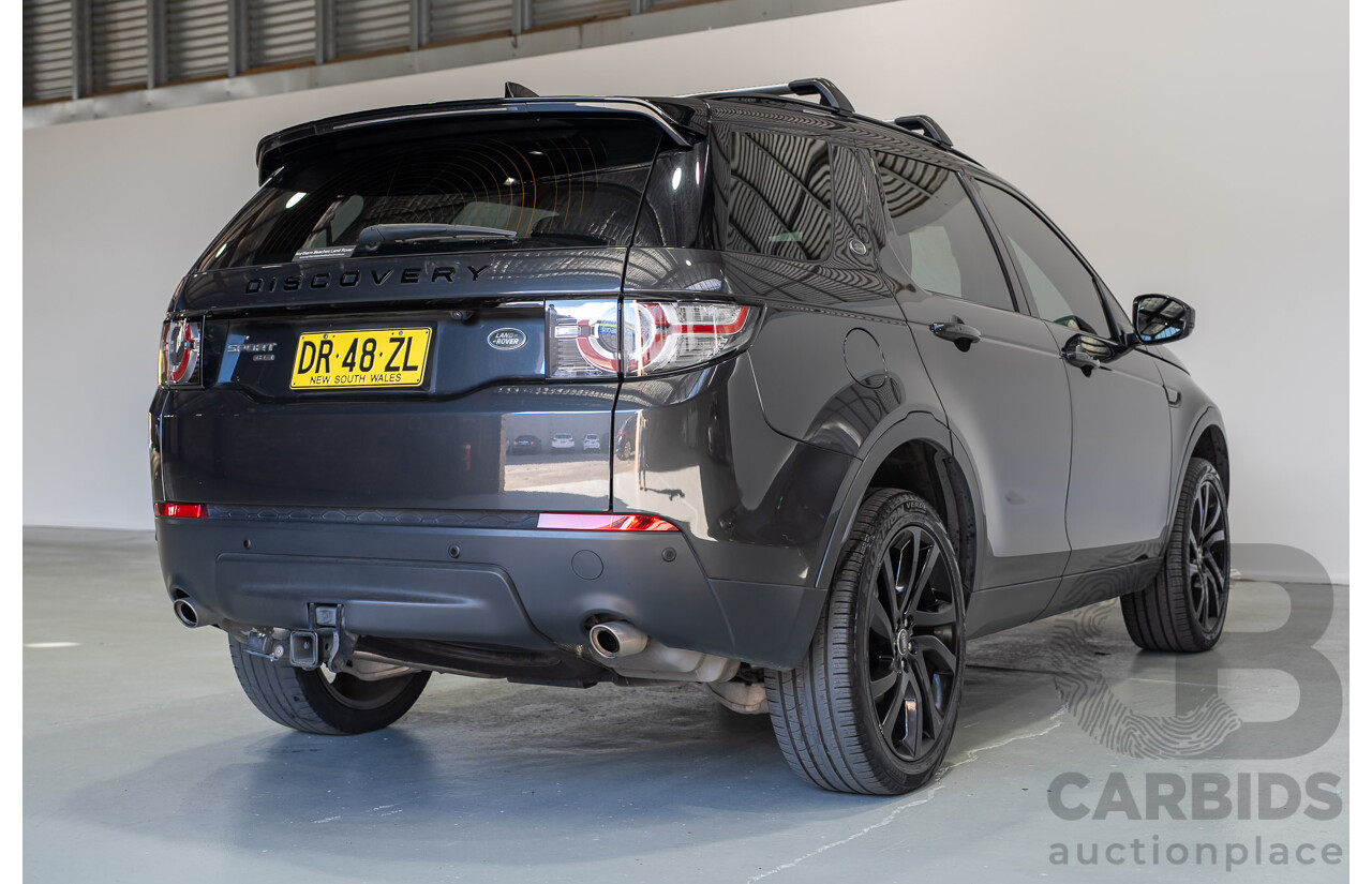 02/2019 Land Rover Discovery Sport TD4 HSE 7 Seater AWD L550 MY18 4D Wagon Storm Grey Metallic Turbo Diesel 2.0L