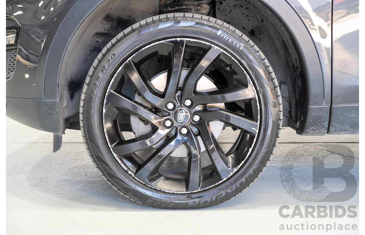 02/2019 Land Rover Discovery Sport TD4 HSE 7 Seater AWD L550 MY18 4D Wagon Storm Grey Metallic Turbo Diesel 2.0L