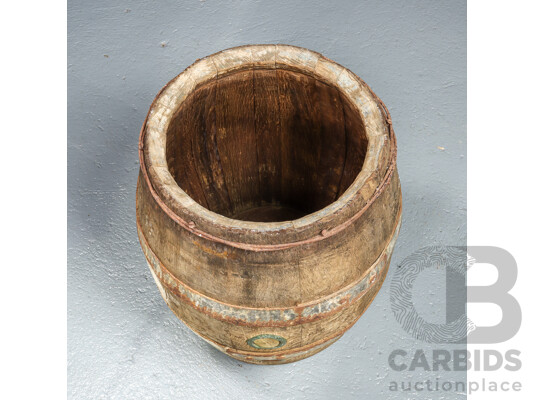 Vintage Timber Tooths Beer Keg
