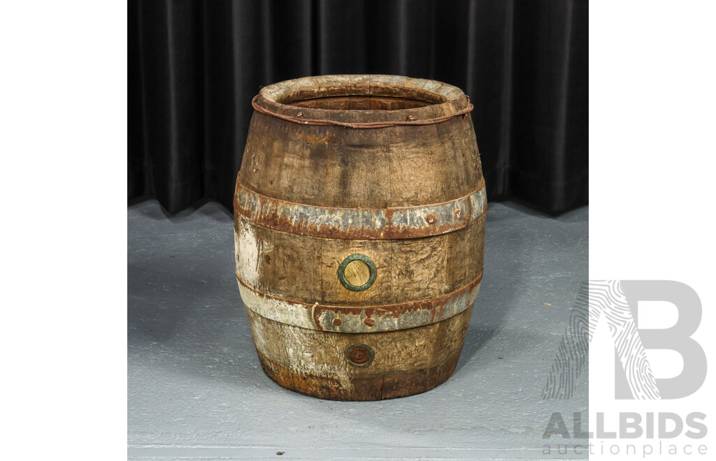 Vintage Timber Tooths Beer Keg