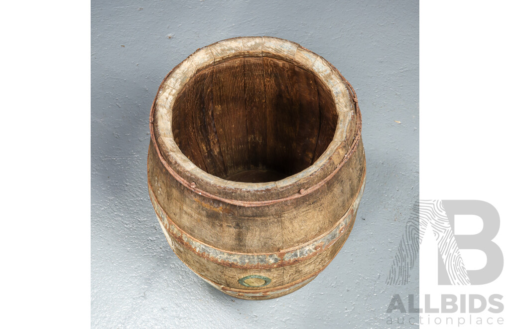 Vintage Timber Tooths Beer Keg