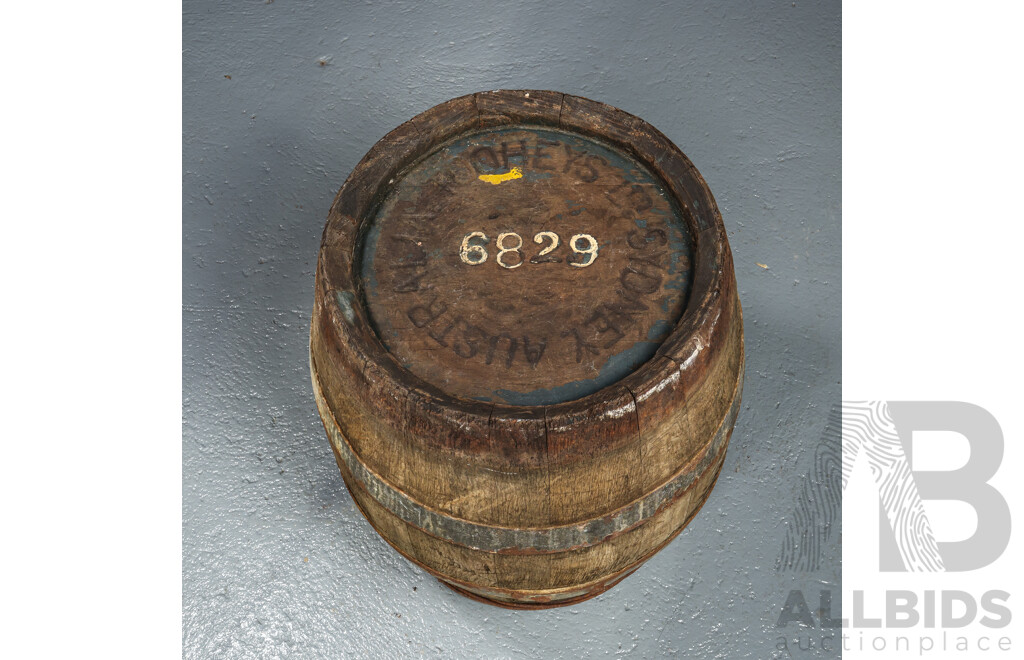 Vintage Timber Tooths Beer Keg
