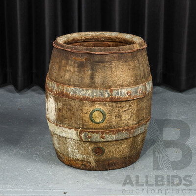 Vintage Timber Tooths Beer Keg