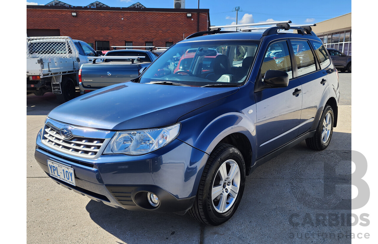 07/2012 Subaru Forester X MY12 4d Wagon Blue 2.5L