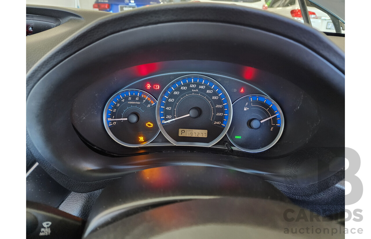 07/2012 Subaru Forester X MY12 4d Wagon Blue 2.5L
