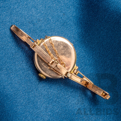 Vintage 9ct Rose Gold Anthony Horderns Rotherhams Swiss Hand Wind Watch - 18.93g