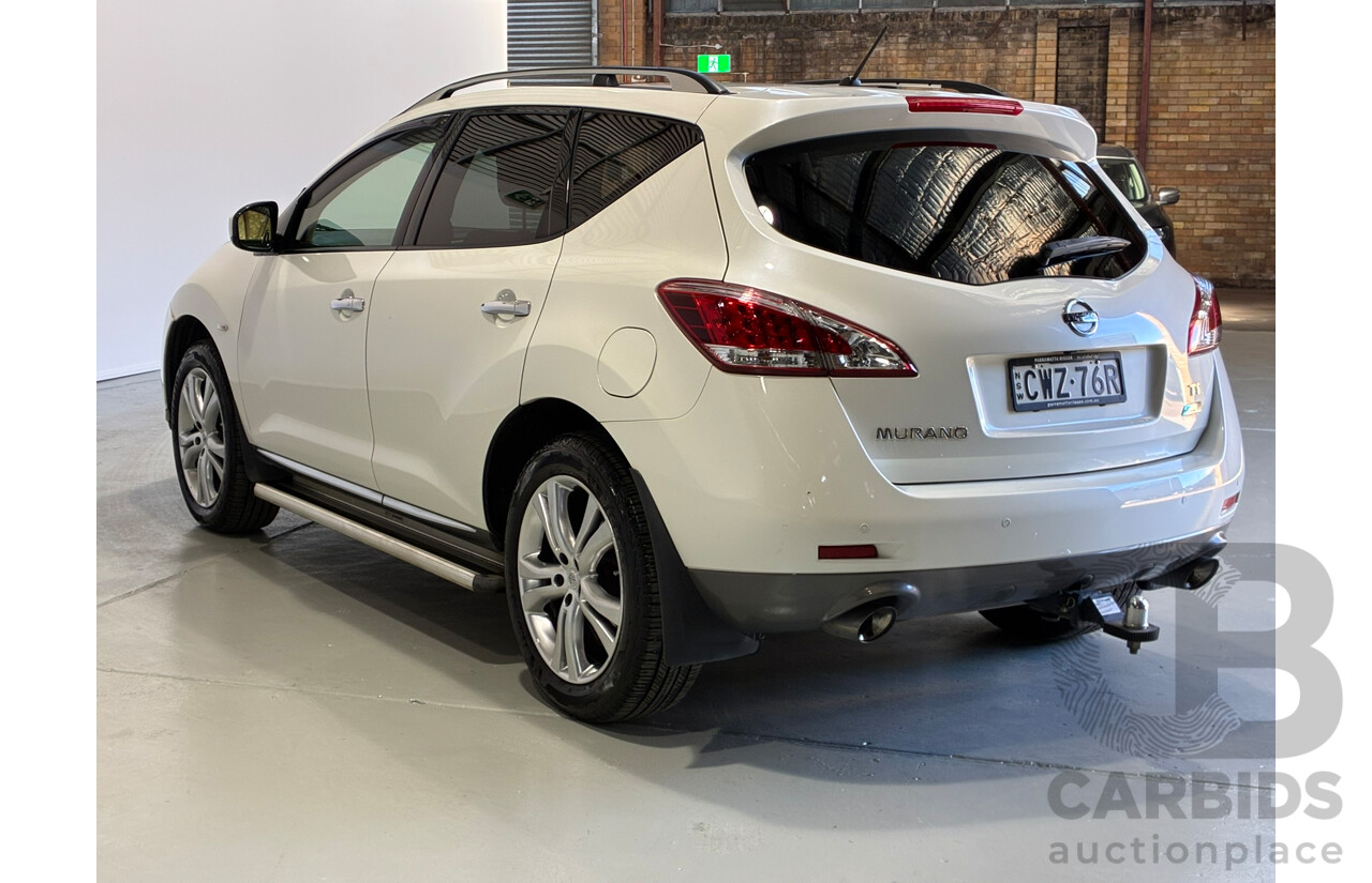 01/2015 Nissan Murano Ti 4WD Z51 MY14 4D Wagon White 3.5L