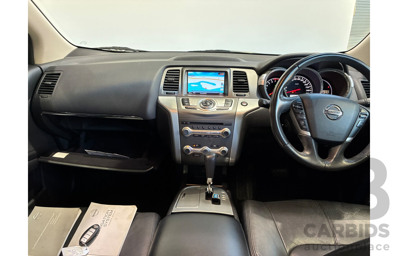 01/2015 Nissan Murano Ti 4WD Z51 MY14 4D Wagon White 3.5L