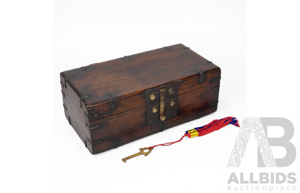 Vintage Hardwood Document Case