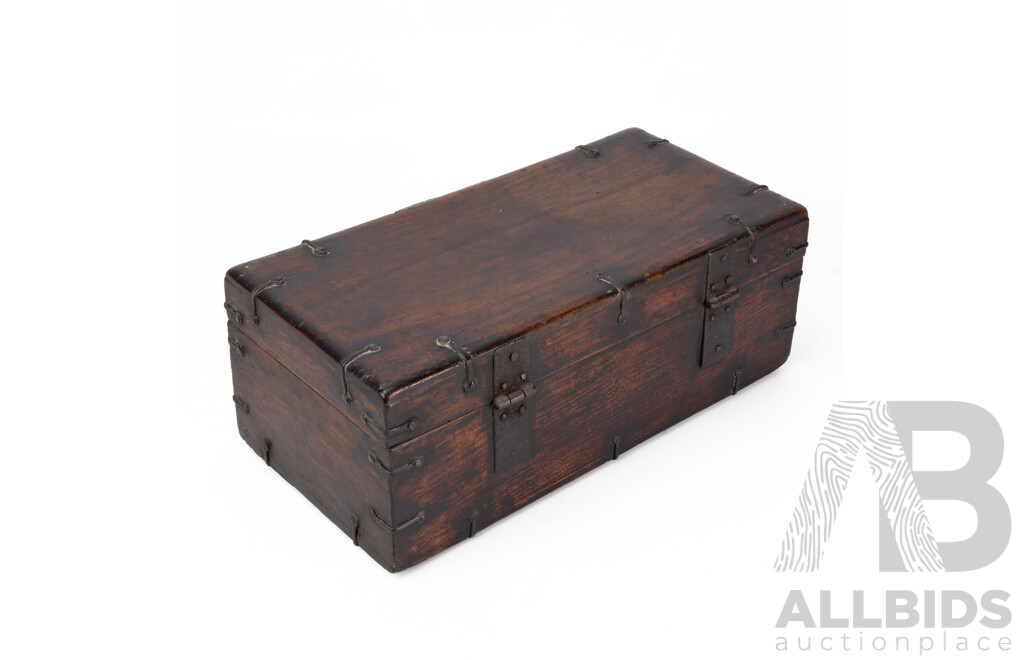 Vintage Hardwood Document Case