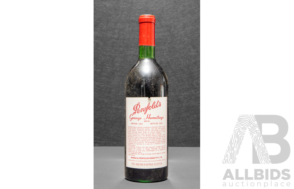 Penfolds Grange Hermitage Bin 95 Vintage 1982
