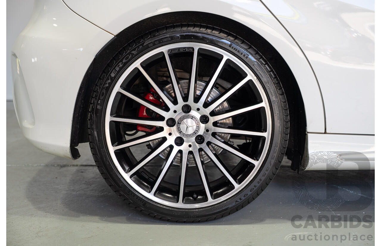 07/2015 Mercedes-Benz A250 Sport 176 MY15 5D Hatchback Calcite White Turbo 2.0L
