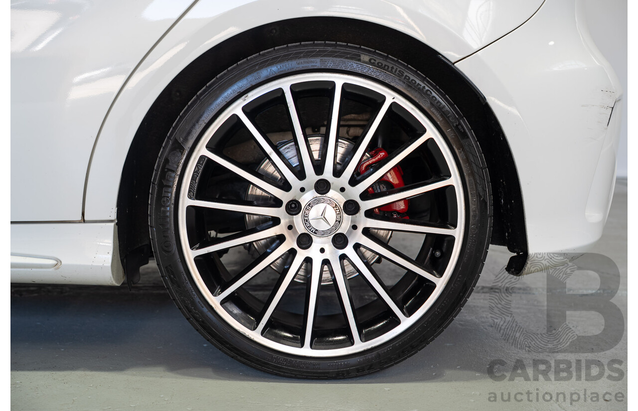 07/2015 Mercedes-Benz A250 Sport 176 MY15 5D Hatchback Calcite White Turbo 2.0L