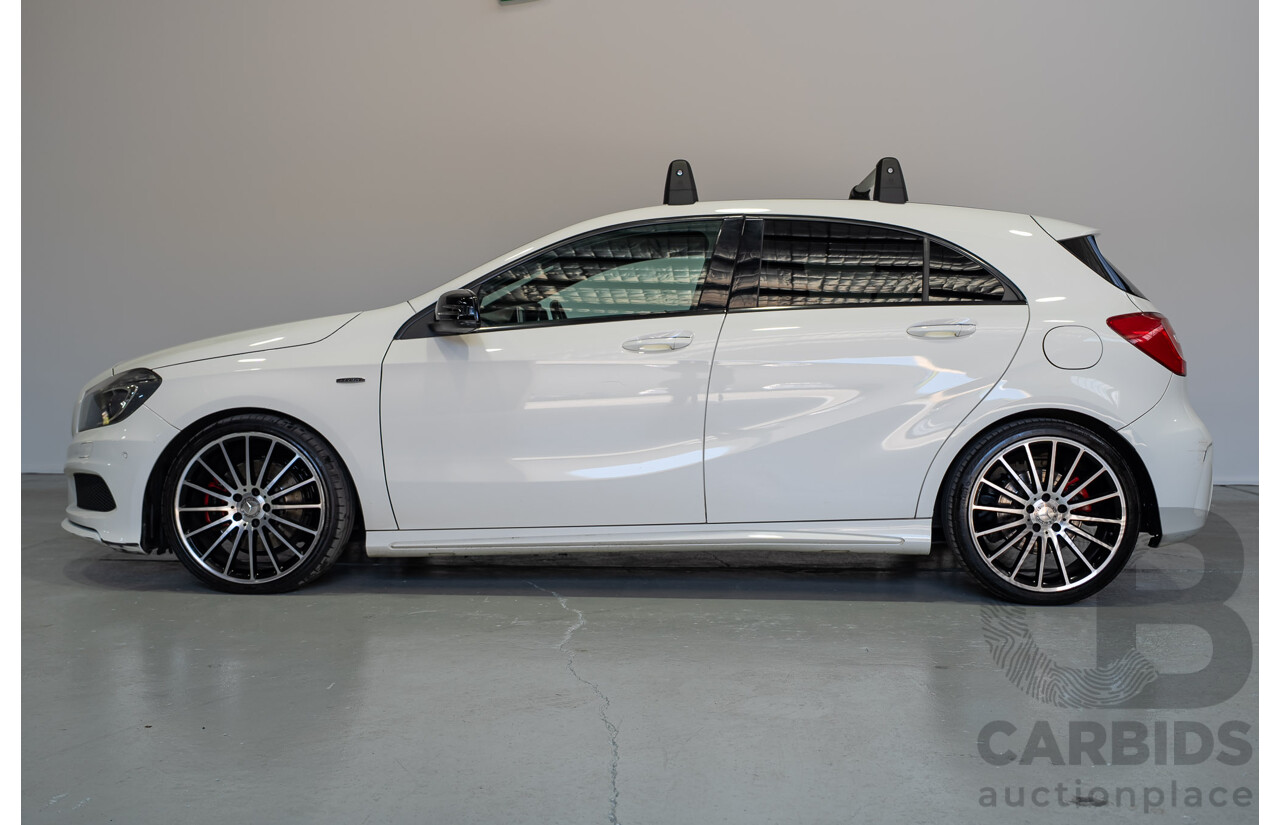 07/2015 Mercedes-Benz A250 Sport 176 MY15 5D Hatchback Calcite White Turbo 2.0L
